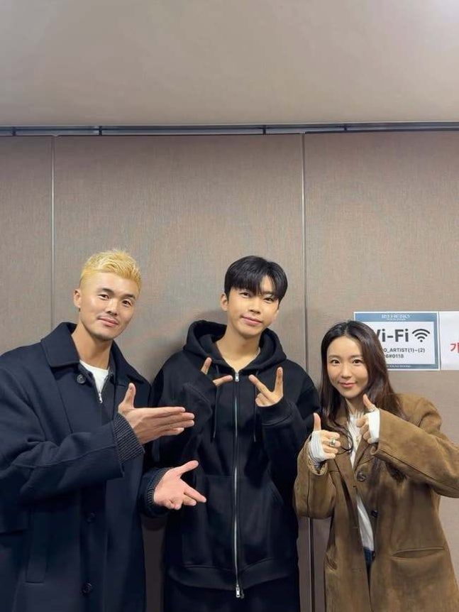 김영광 아내 김은지, 임영웅 피부 주치의…대기실서 찰칵