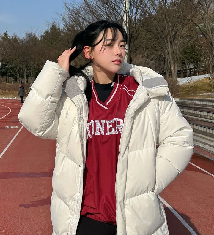 [서울=뉴시스] 김민지 육상 선수. (사진=인스타그램 캡처)