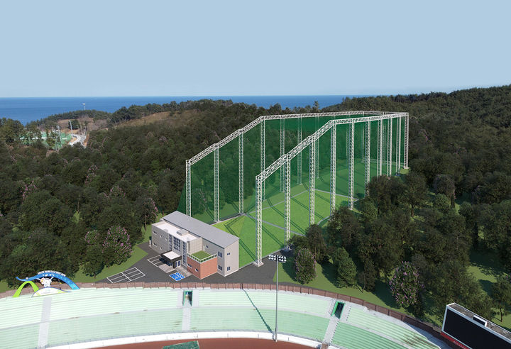 삼척시 골프연습장 조감도.(사진=삼척시 제공) *재판매 및 DB 금지