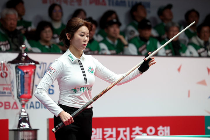 [서울=뉴시스] 프로당구 PBA 하나카드의 김가영. (사진=PBA 제공) *재판매 및 DB 금지