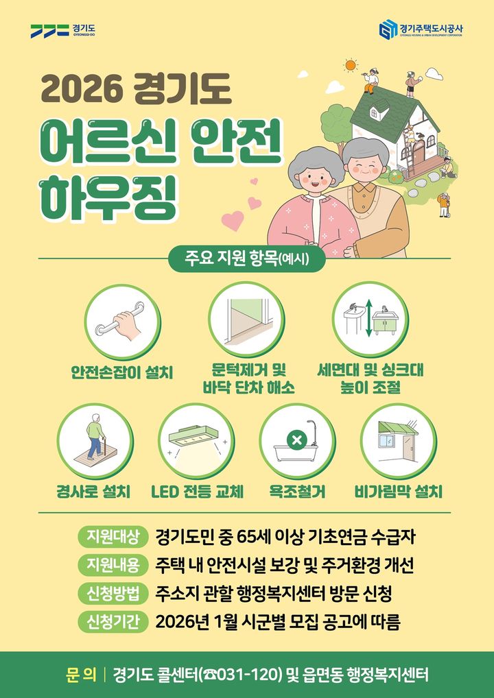  '어르신 안전 하우징' 사업(사진=경기도 제공) *재판매 및 DB 금지