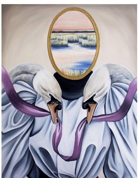 에노모토 마리코, Ties Strings I, Oil on canvas, 91x72cm, 2025 *재판매 및 DB 금지