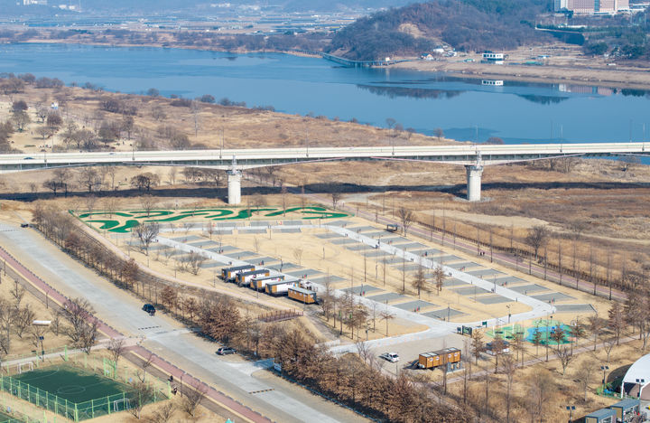 [구미=뉴시스] 낙동강 제2캠핑장. (사진=구미시 제공) 2026.01.21 photo@newsis.com *재판매 및 DB 금지
