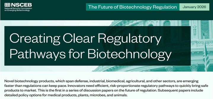 [서울=뉴시스] NSCEB 'The Future of Biotechnology Regulation' 보고서 캡쳐 (사진=한국바이오협회 바이오경제연구센터 제공) 2026.01.22. photo@newsis.com *재판매 및 DB 금지