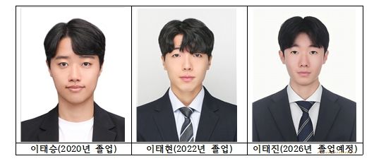 [창원=뉴시스]3형제, 대기업·공무원·공기업 합격. (사진=경남교육청 제공) 2026.01.21.photo@newsis.com *재판매 및 DB 금지