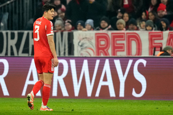 [뮌헨=AP/뉴시스] 독일 프로축구 분데스리가 바이에른 뮌헨의 김민재. 2026.01.21. photo@newsis.com