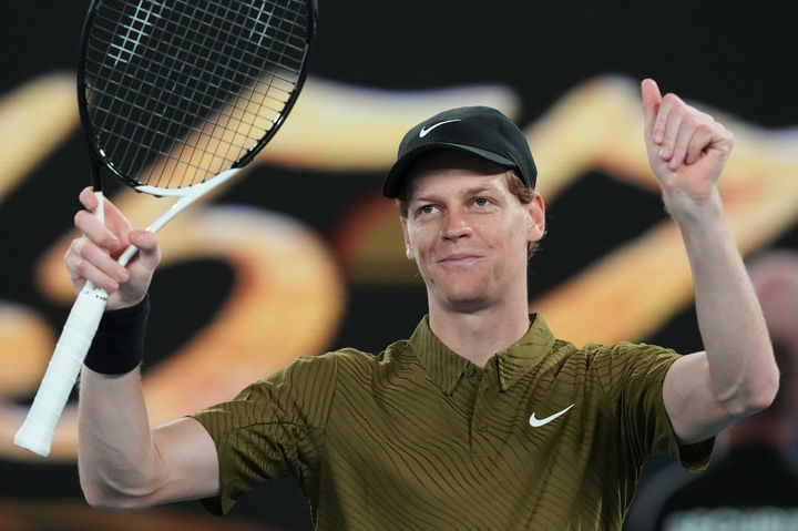 [멜버른=AP/뉴시스] 얀니크 신네르. 2026.01.22