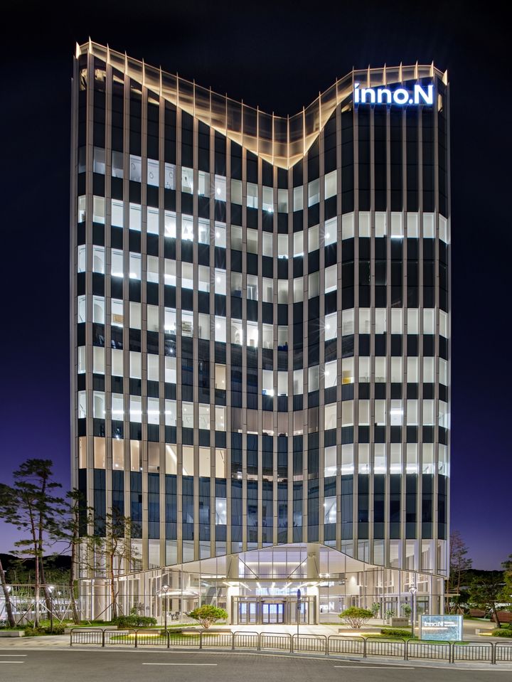 [서울=뉴시스] 경기도 성남시 판교제2테크노밸리에 위치한 HK이노엔 스퀘어 (사진=HK이노엔 제공) 2026.1.22. photo@newsis.com *재판매 및 DB 금지