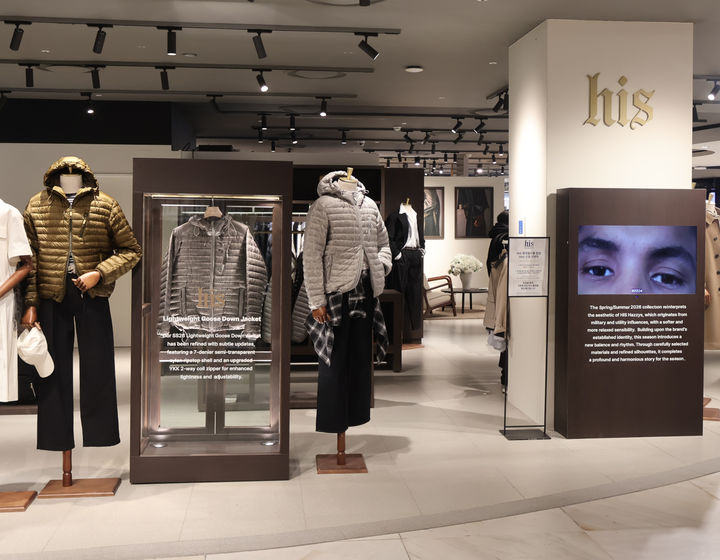 LF 히스 헤지스 롯데월드몰 팝업.(사진=LF 제공) *재판매 및 DB 금지