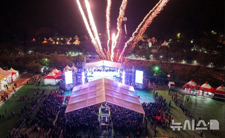 [완주=뉴시스] 완주와일드&로컬푸드축제 모습. *재판매 및 DB 금지