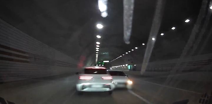 역주행 사고 장면. (사진=경기남부경찰청 제공) *재판매 및 DB 금지