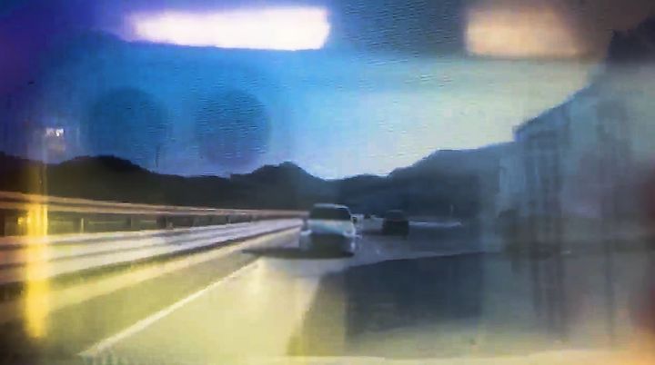 역주행 사고 장면. (사진=경기남부경찰청 제공) *재판매 및 DB 금지