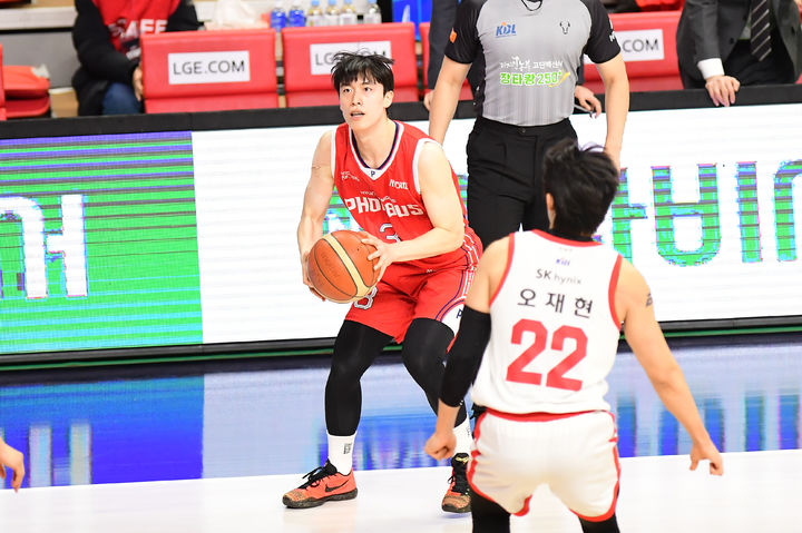 [서울=뉴시스] 프로농구 울산 현대모비스의 박무빈. (사진 = KBL 제공) *재판매 및 DB 금지