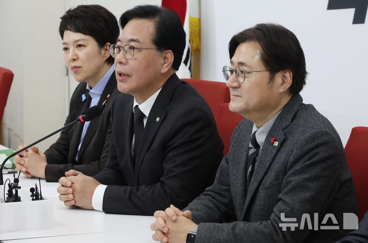 송언석 "통일교·공천뇌물 특검 검토해달라" 홍익표 "장동혁 쾌유 기원"