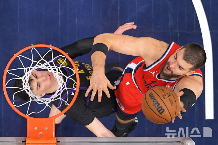 [잉글우드=AP/뉴시스] 미국프로농구(NBA) 로스앤젤레스(LA) 클리퍼스의 이비차 주바크. 2026.01.22. photo@newsis.com