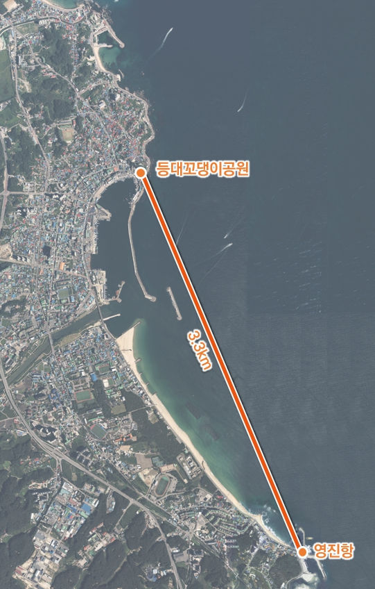 [강릉=뉴시스] 북강릉케이블카 노선도.(사진=뉴시스DB)photo@newsis.com *재판매 및 DB 금지