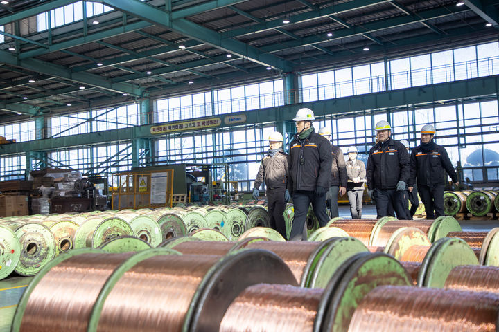 김대헌 호반그룹 사장, 대한전선 찾아 "신사업 철저 준비"