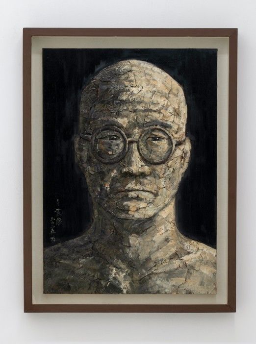 김을_自畵像_판넬에 재생동판, 오일_73x51.5cm. 2025 *재판매 및 DB 금지