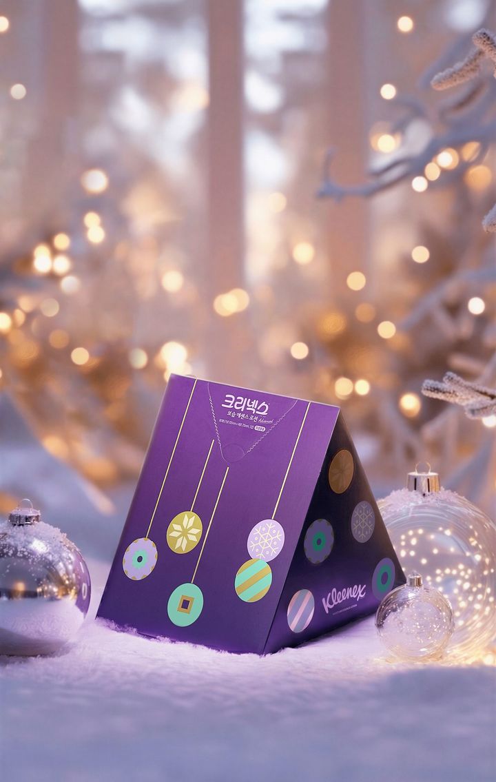 [서울=뉴시스]유한킴벌리 ‘크리넥스 윈터 에디션’ 출시.(사진=유한킴벌리 제공) 2026.01.24. photo@newsis.com *재판매 및 DB 금지