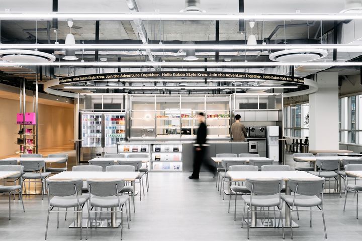 [서울=뉴시스] 카카오스타일 회사전경 메인라운지. (사진=카카오스타일 제공) *재판매 및 DB 금지