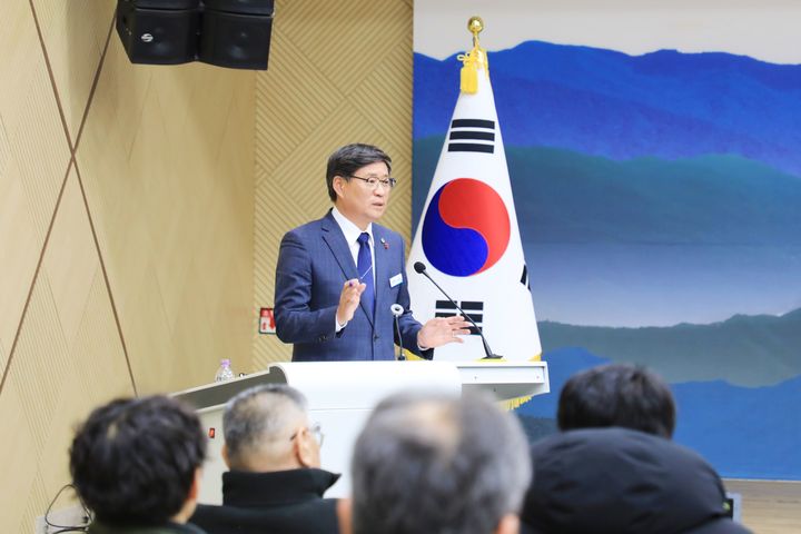 [함양=뉴시스] 진병영 함양군수 2026년 출입기자 신년간담회 (사진=함양군 제공) 2026. 01. 23. photo@newsis.com *재판매 및 DB 금지