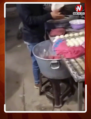 [뉴시스] 인도 가지아바드의 한 음식점에서 위생 논란을 불러온 사건이 발생했다. (사진='X' 캡처) *재판매 및 DB금지 *재판매 및 DB 금지