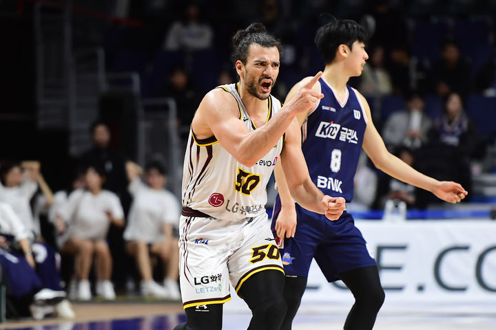 [서울=뉴시스] 프로농구 창원 LG의 아셈 마레이. (사진=KBL 제공) *재판매 및 DB 금지