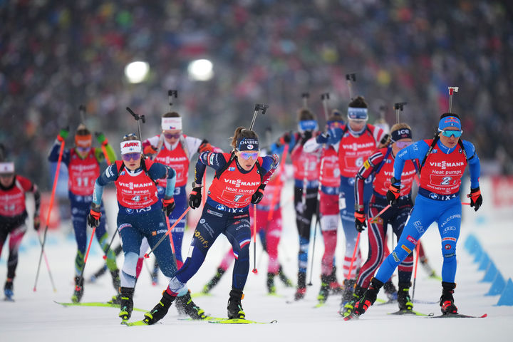 [비소치나=AP/뉴시스] 바이애슬론 경기 경기 장면. 2026.01.24