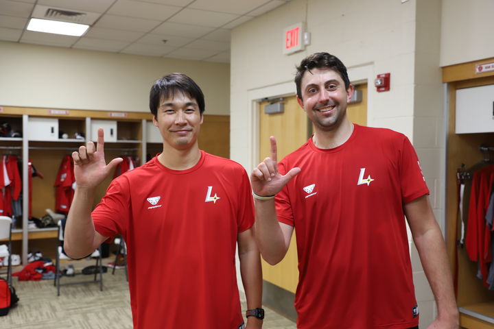 [서울=뉴시스] 프로야구 SSG 랜더스의 타케다 쇼타와 앤서니 베니지아노가 미국 플로리다에서 열리는 구단 스프링캠프에 합류했다. (사진=SSG 랜더스 제공) 2026.01.25. *재판매 및 DB 금지