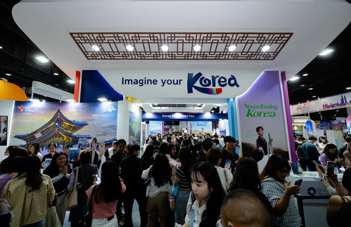 ‘TITF 2026’의 ‘한국관’. (사진=한국관광공사) *재판매 및 DB 금지