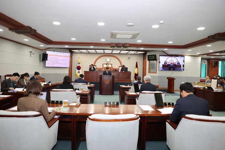 진안군의회 개회 모습 *재판매 및 DB 금지