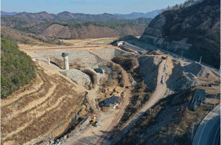 [무안=뉴시스] 전남 강진 월남지구 농촌용수개발사업. (사진=전남도 제공) 2026.01.26. photo@newsis.com *재판매 및 DB 금지