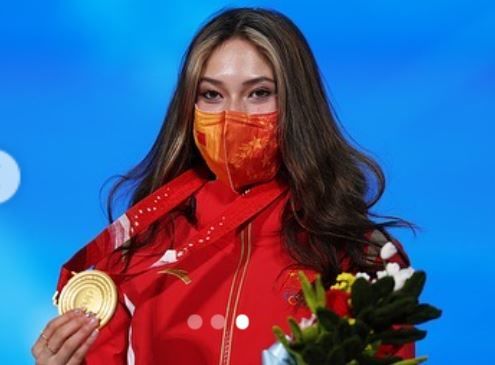 지난 2022 베이징 동계올림픽에서 중국 대표로 참가한 에일린 구의 모습.2026.01.26. (사진=에일린 구 인스타그램 캡처) *재판매 및 DB 금지