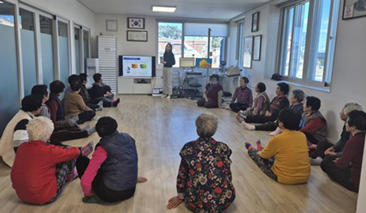 삼척시 쯔쯔가무시증 예방 교육 모습.(사진=삼척시 제공) *재판매 및 DB 금지