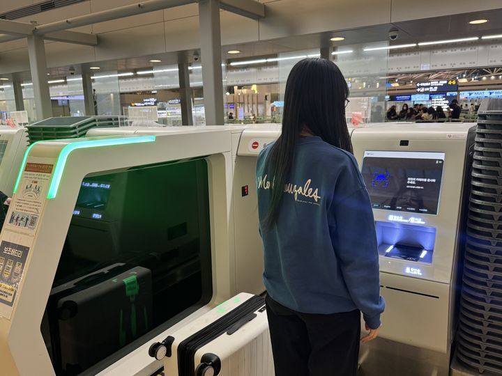 인천공항, '진에어·에어서울' 대상 안면인식 셀프 백드랍 서비스 개시