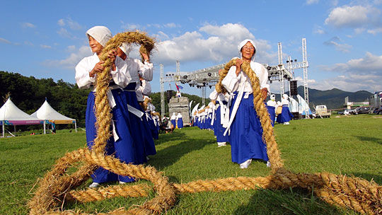 [금산=뉴시스] 금산 농바우끄시기 시연. (사진=뉴시스 DB). photo@newsis.com *재판매 및 DB 금지
