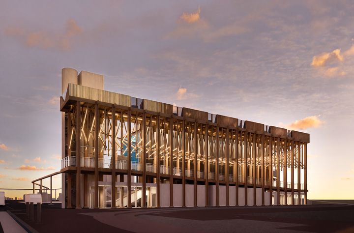 [울산=뉴시스] 오는 5월 울산 남구 장생포 고래박물관 인근에 준공 예정인 '더 웨이브(The Wave)' 조감도 (사진=울산 남구 제공) photo@newsis.com *재판매 및 DB 금지