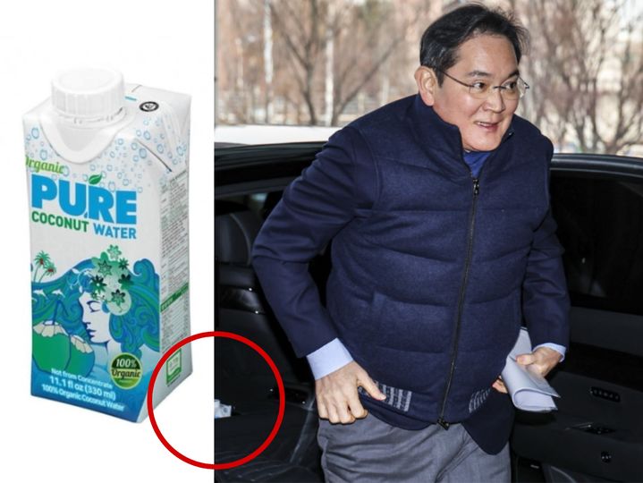 이재용 회장 차 안에서 포착된 한 병…또 품절?