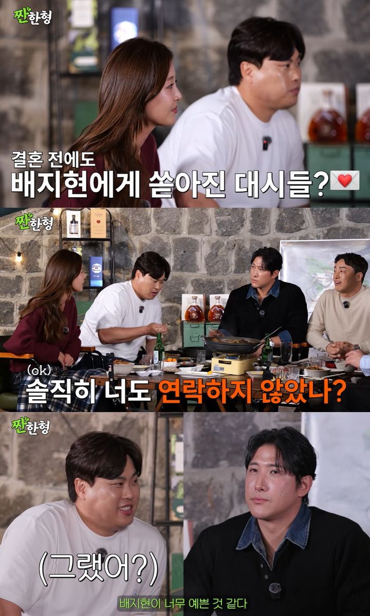 [서울=뉴시스] 야구선수 황재균이 과거 류현진의 아내 배지현에게 대시 했다는 발언이 나오며 화제를 모았다. (사진=유튜브 채널 짠한형 신동엽) 2026.01.26. photo@newsis.com&nbsp; *재판매 및 DB 금지