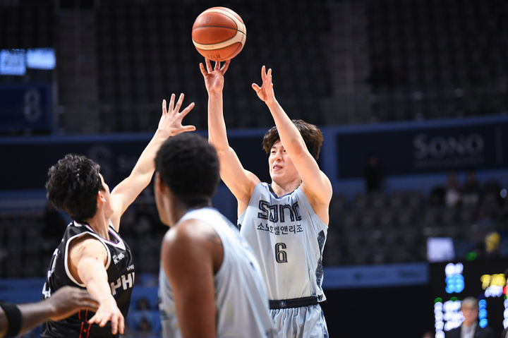 [서울=뉴시스] 프로농구 고양 소노의 이정현. (사진=KBL 제공) *재판매 및 DB 금지