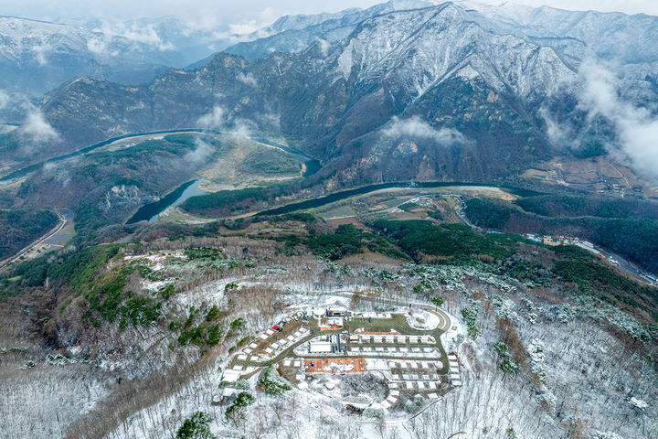 정선 동강전망 자연휴양림 전경.(사진=정선군 제공) *재판매 및 DB 금지