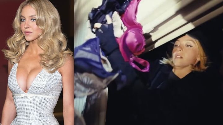 미국 할리우드의 상징인 '할리우드 사인'에 한 여배우가 자신의 브래지어를 걸어 홍보 촬영을 진행한 사실이 알려지면서 논란이 일고 있다.2026.01.28. (사진=시드니 스위니 인스타그램 게시물 캡처) *재판매 및 DB 금지