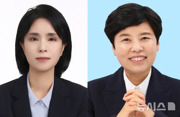 [고양=뉴시스] 더불어민주당 이영아 부대변인(왼쪽), 진보당 송영주 지역위원장(사진=뉴시스 DB) photo@newsis.com