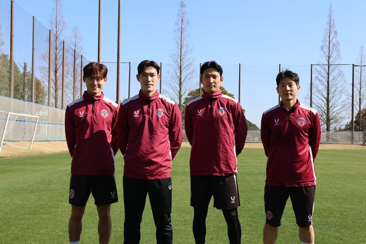 [서울=뉴시스] 프로축구 K리그1 제주SK 2026시즌 주장단. (사진=제주SK 제공) *재판매 및 DB 금지