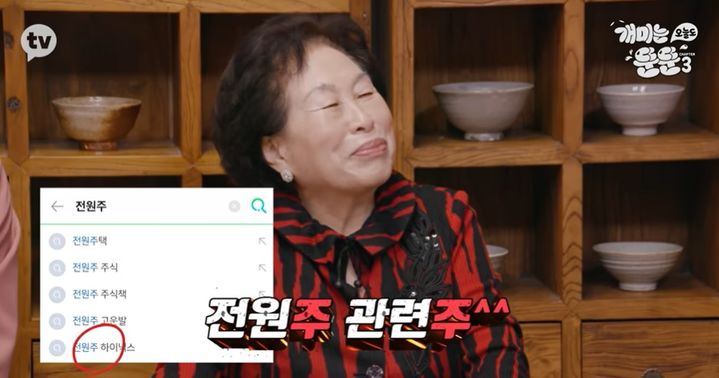 [뉴시스] 2만원에 SK하이닉스를 매입해 장기 보유한 배우 전원주가 주목받고 있다. (사진=카카오TV '개미는오늘도뚠뚠' 캡처) *재판매 및 DB 금지