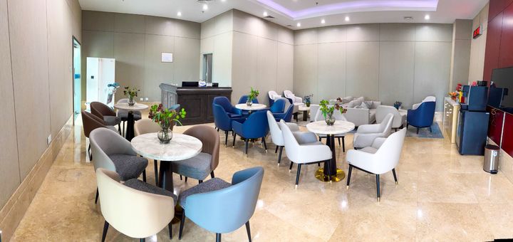 장자제 공항의 면세 구역 내 위치한 ‘하나투어 전용 VIP 라운지’. (사진=하나투어) *재판매 및 DB 금지