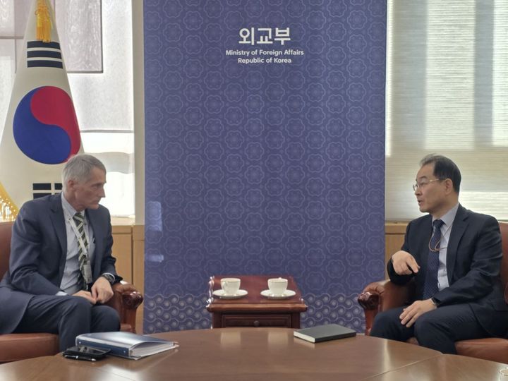 [서울=뉴시스] 외교부 경제외교조정관, 조나단 프리츠 미국 국무부 동아태국 선임부차관보와 면담. (사진=외교부 제공) 2026.01.29 *재판매 및 DB 금지