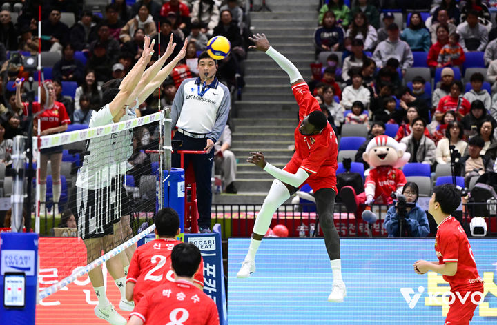 [서울=뉴시스]남자배구 한국전력 베논. (사진=KOVO 제공)