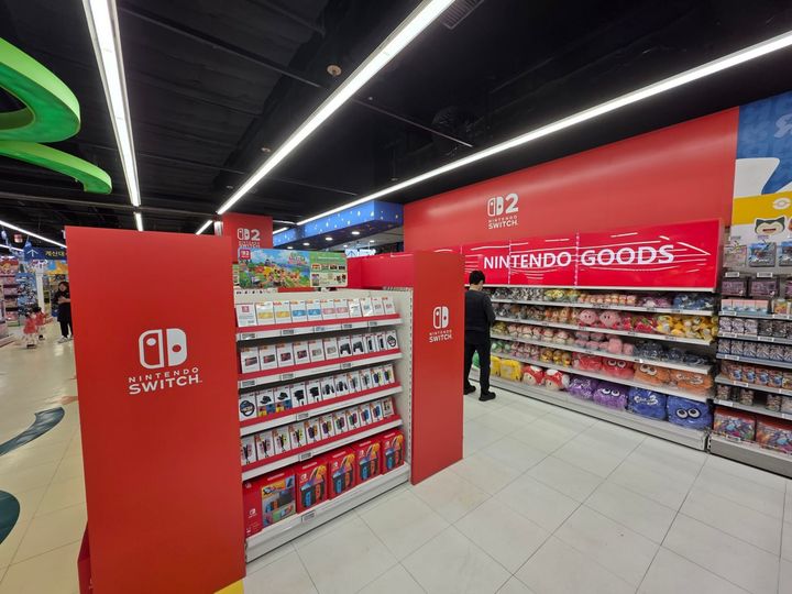 대구율하 롯데마트 토이저러스 닌텐도 매장 전경. (사진=손오공) *재판매 및 DB 금지