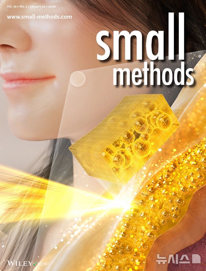 [서울=뉴시스] 아모레퍼시픽은 세계 최초로 화장막의 3차원 미세구조를 비파괴 정량 분석했다고 30일 밝혔다. 사진은 학술지 'Small Methods'의 22일 자 백커버. (사진=아모레퍼시픽 제공) 2026.01.30. photo@newsis.com